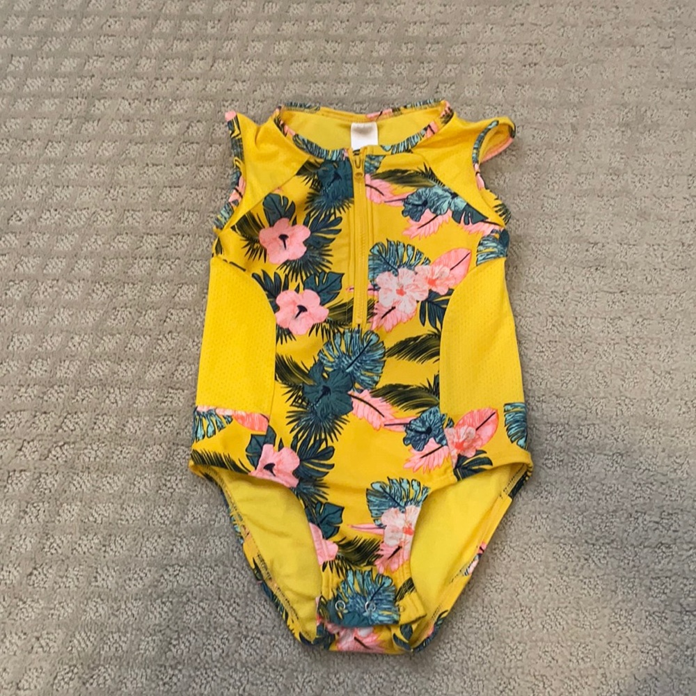 Toddler 5T Floral One Piece Swimsuit